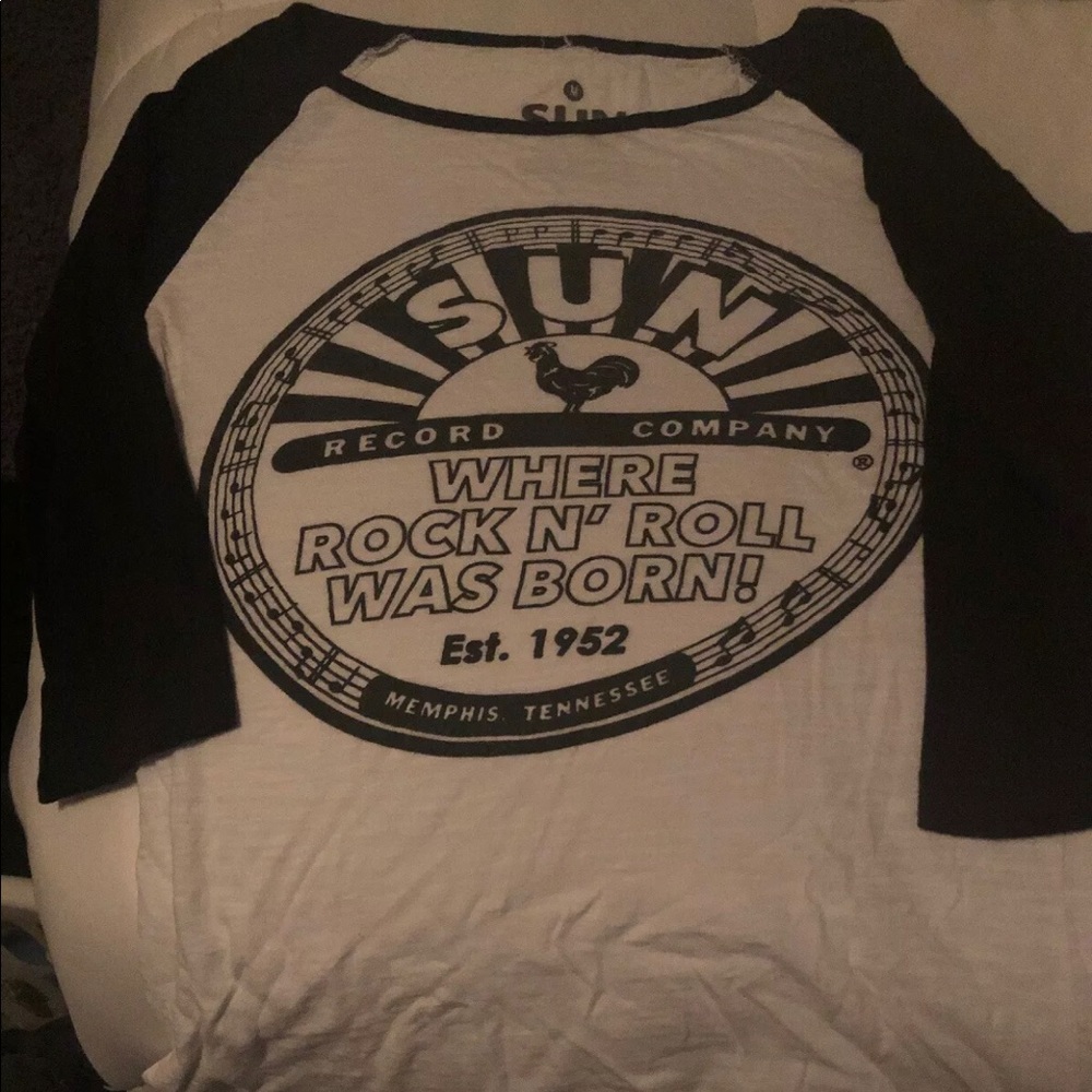 Sun Records- Rock and Roll was Born Shirt- Medium